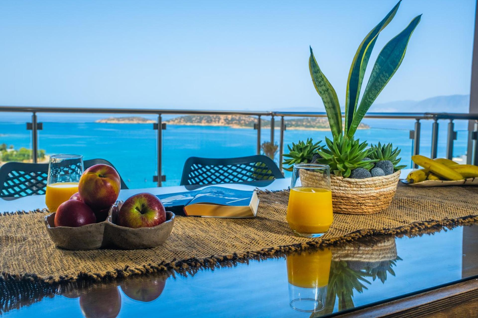 شقة Thea Panoramic Sea View آغيوس نيكولاوس المظهر الخارجي الصورة
